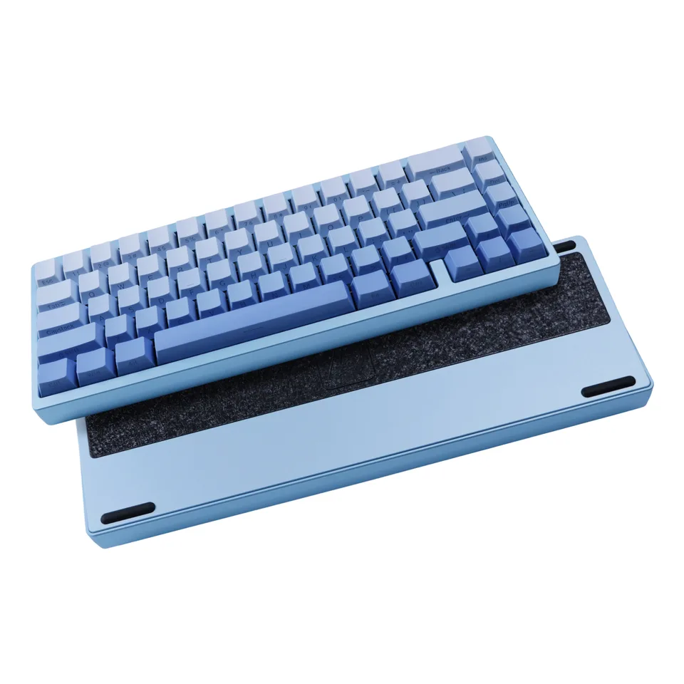 Aluminum Block 65-Key Tri-Mode Mechanical Keyboard view 3
