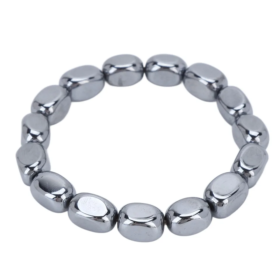 Ansicht 1 von Terahertz Bracelet Energy Stone Loose Elastic Natural Beads Terahertz Bracelet For Women Men
