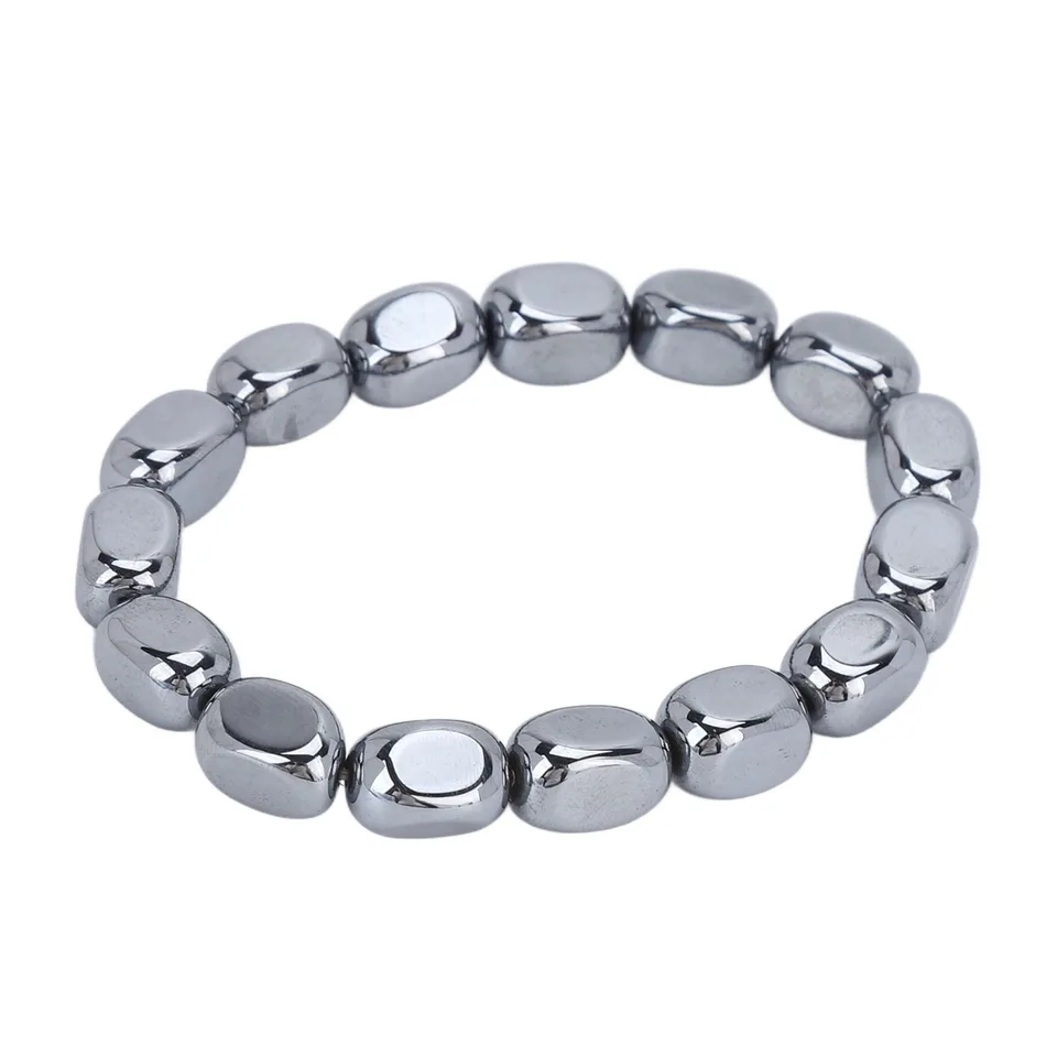 Ansicht 3 von Terahertz Bracelet Energy Stone Loose Elastic Natural Beads Terahertz Bracelet For Women Men