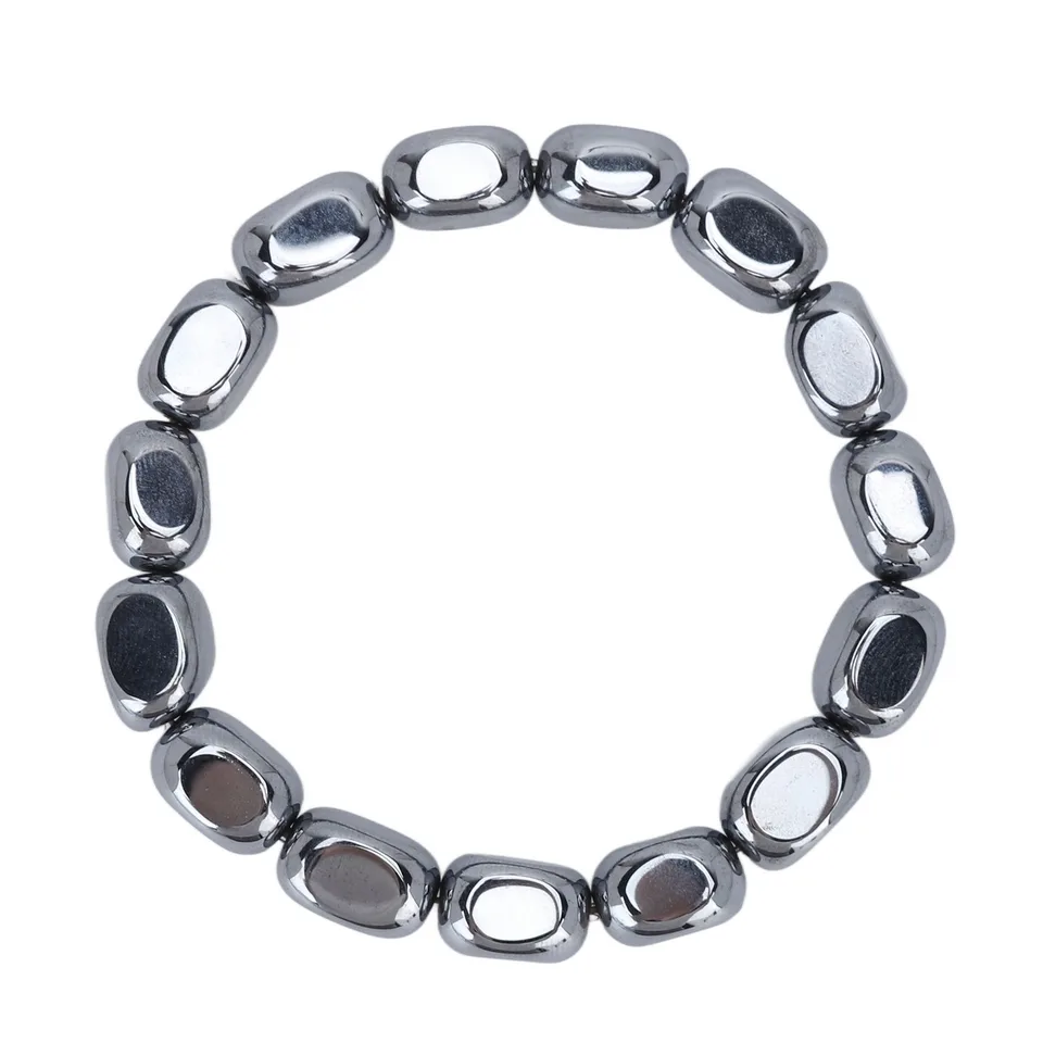 Ansicht 2 von Terahertz Bracelet Energy Stone Loose Elastic Natural Beads Terahertz Bracelet For Women Men