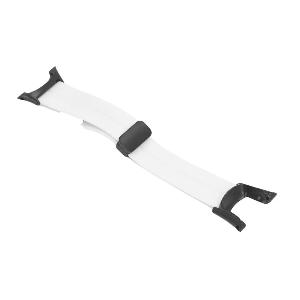 Weergave 4 van Silicone Watch Strap Waterproof Magnetic Folding Buckle Replacement Watchband For Suunto Ambit 1 2 2S 2R 3 Sport 3 Peak White