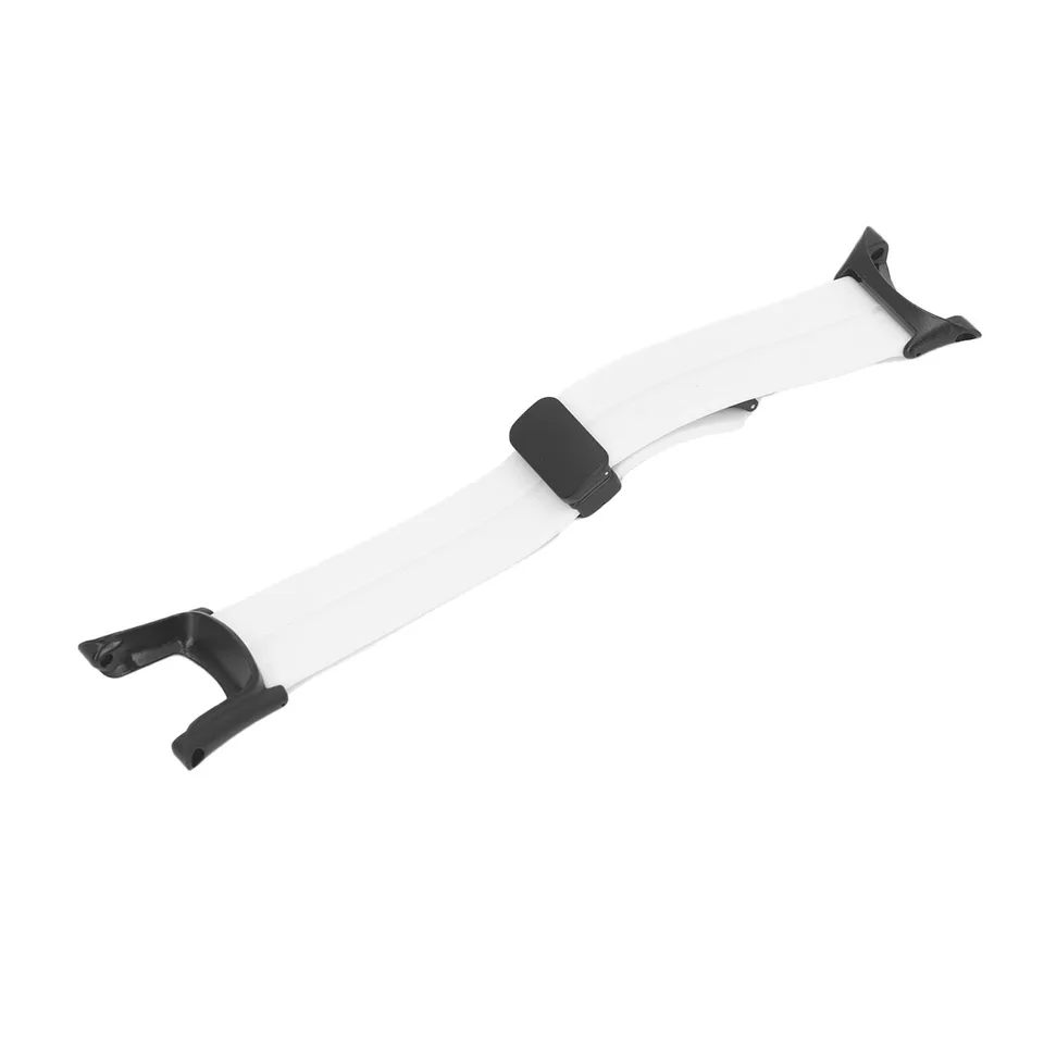 Weergave 3 van Silicone Watch Strap Waterproof Magnetic Folding Buckle Replacement Watchband For Suunto Ambit 1 2 2S 2R 3 Sport 3 Peak White
