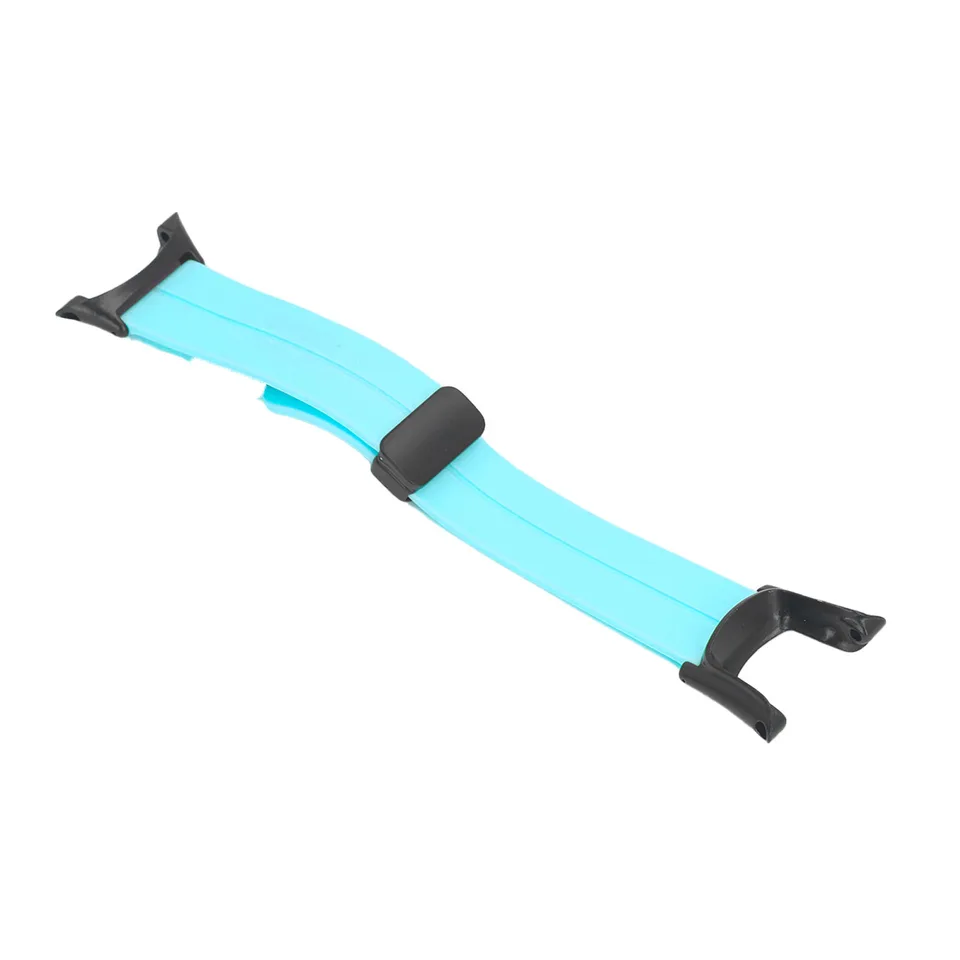 Ansicht 2 von Silicone Watch Strap Waterproof Magnetic Folding Buckle Replacement Watchband For Suunto Ambit 1 2 2S 2R 3 Sport 3 Peak Mint Green
