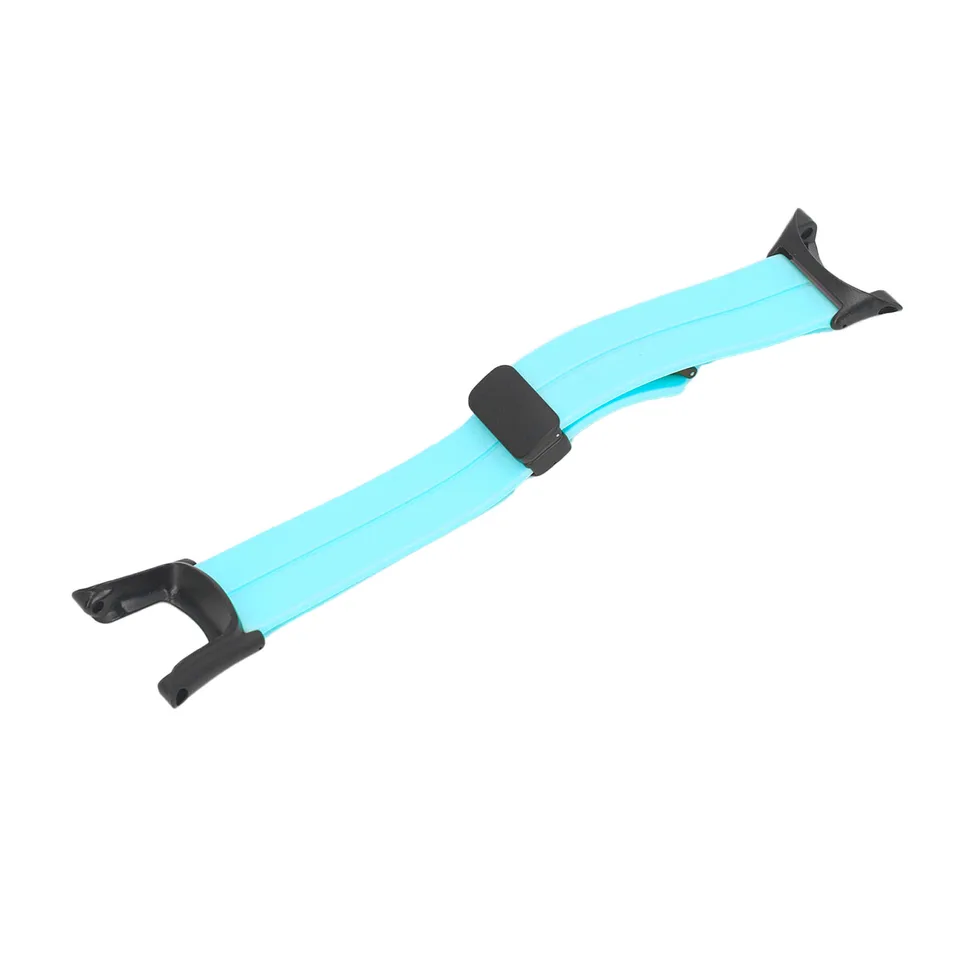 Ansicht 4 von Silicone Watch Strap Waterproof Magnetic Folding Buckle Replacement Watchband For Suunto Ambit 1 2 2S 2R 3 Sport 3 Peak Mint Green