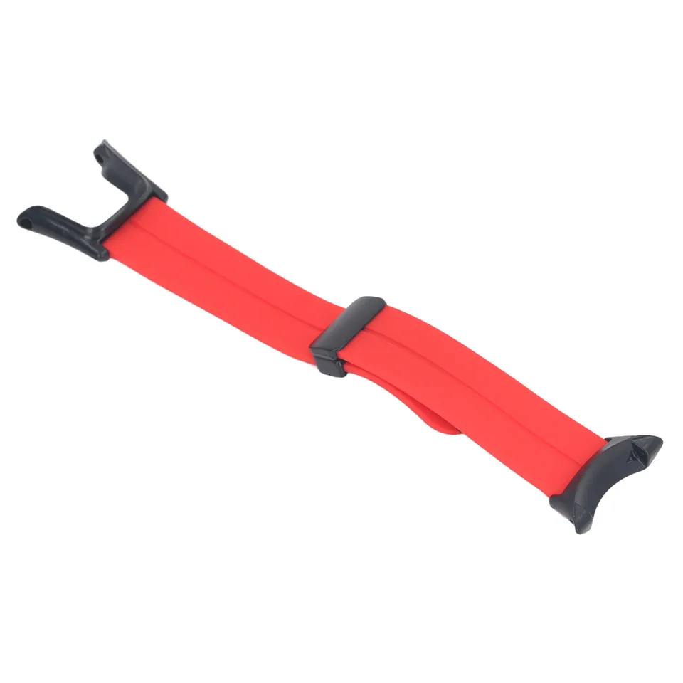 Vue 2 de Magnetic Silicone Watchband For Suunto Ambit 1 2 2S 2R 3 Sport 3 Peak Folding Clasp Adjustable Magnetic Closure Watch Strap Red