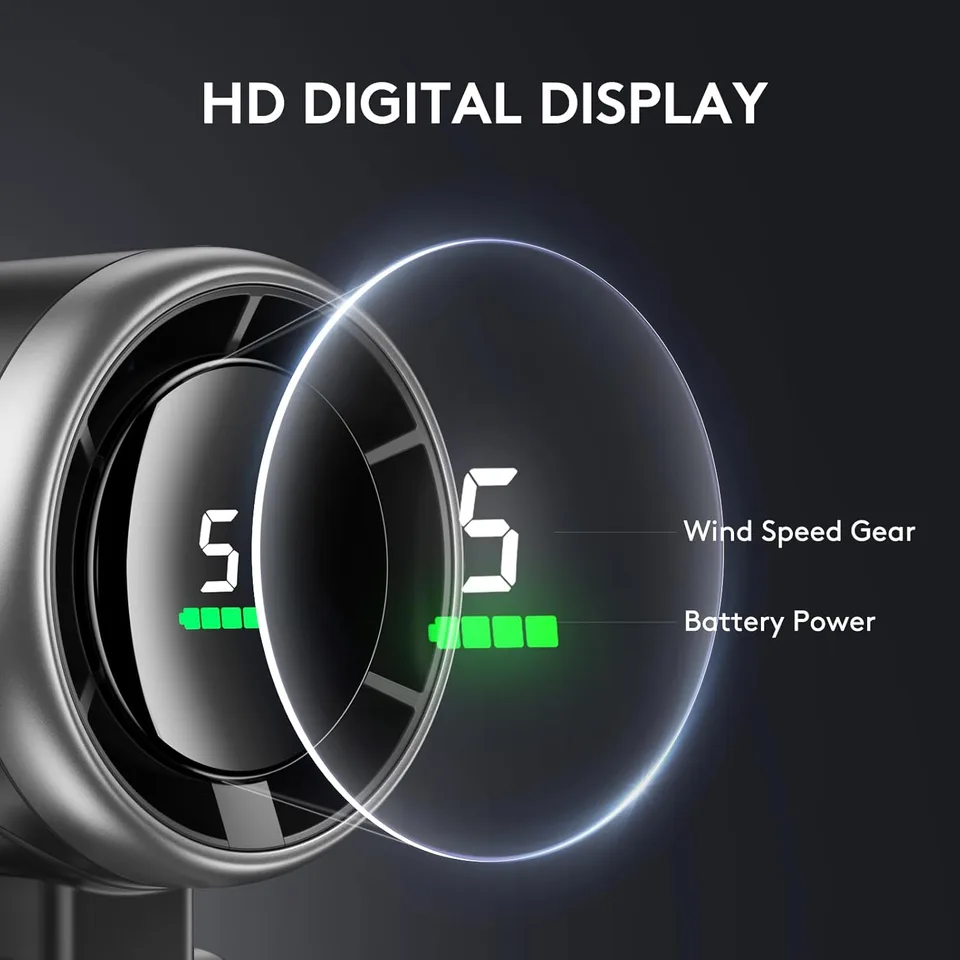 3 IN 1 Portable Handheld Turbo Fan, 5 Gear Wind,2500mAh Battery,World Cup USA Soccer Fan Portable Fan For Stadium Games view 3