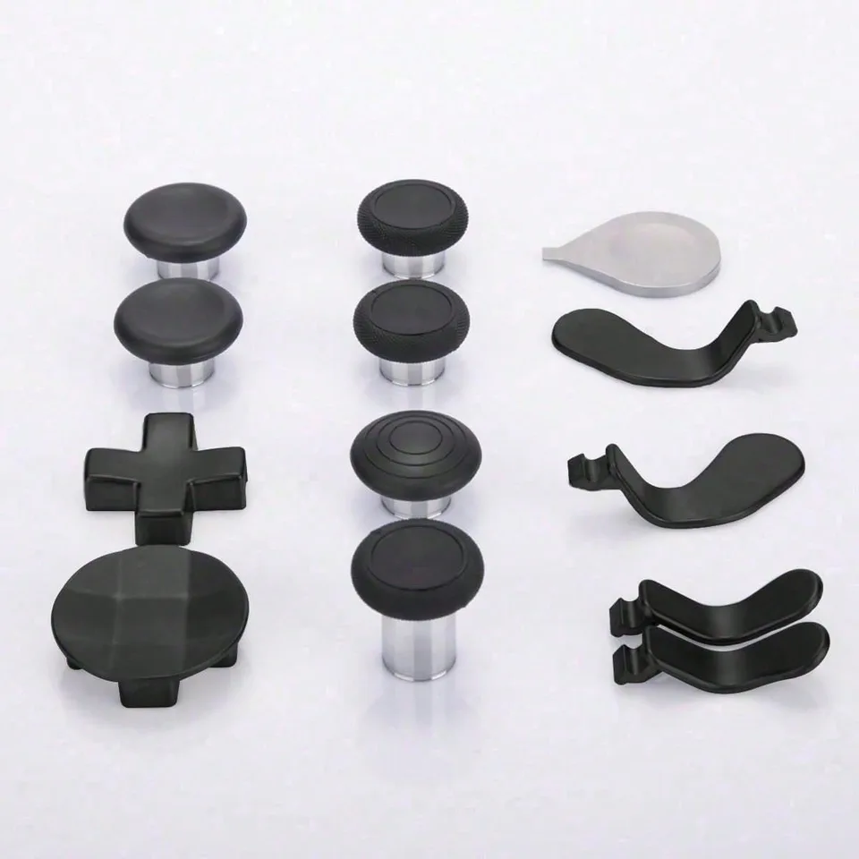 Elite 13 In 1 Metal Thumb Sticks Series, 2 Controller Accessory Sets, Gaming Accessory Replacement With Metal Mod 6 Swap Joysticks, 4 view 3