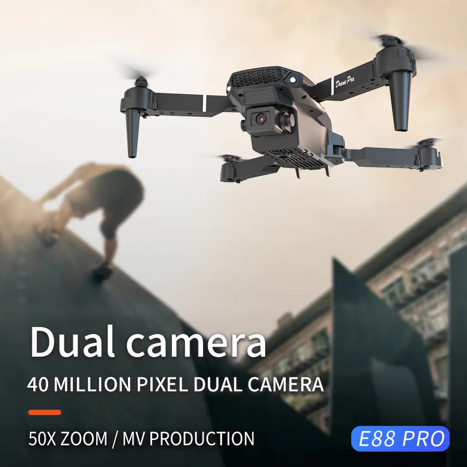 E88 Pro Dual Camera Dual Electric Drone view 4