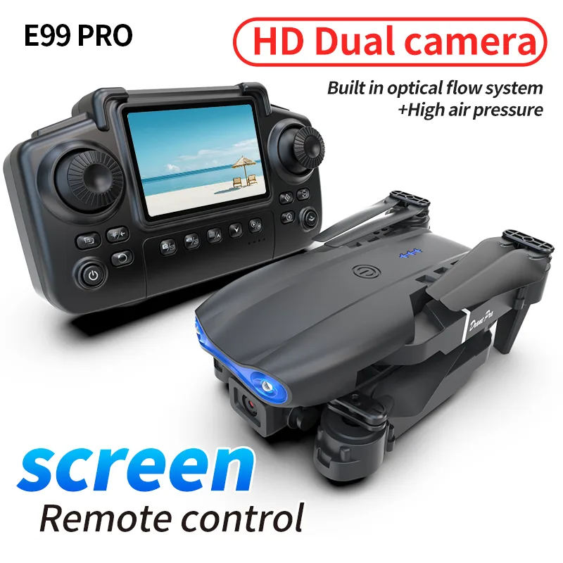 E99 Pro Screen Control Dual Electric Drone view 6