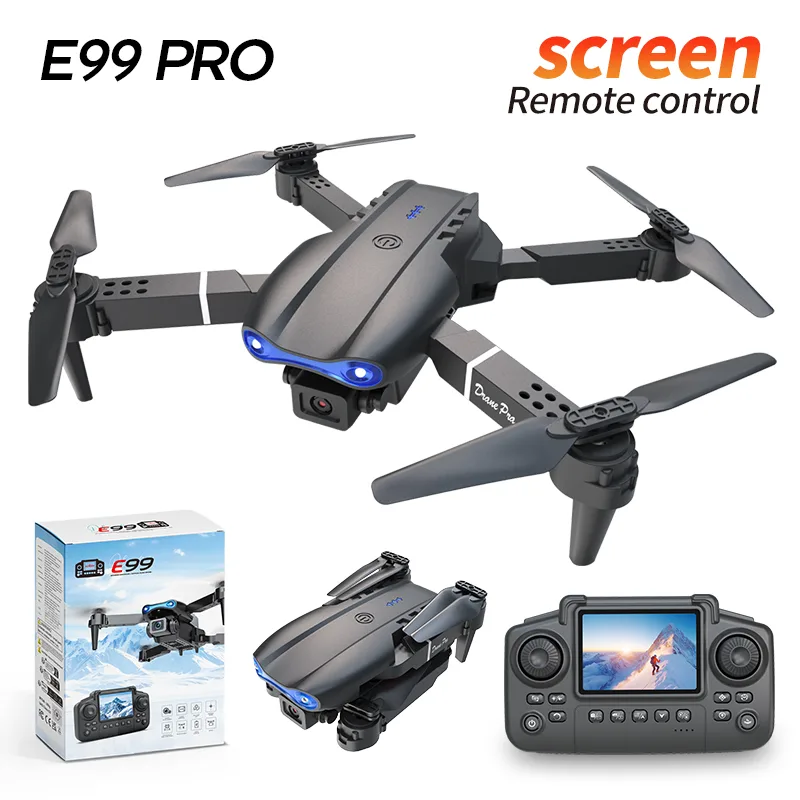 E99 Pro Screen Control Dual Electric Drone view 3