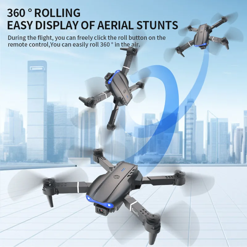 E99 Pro Screen Control Dual Electric Drone view 9