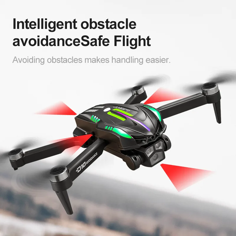 D10 Black Single Electric Drone view 8