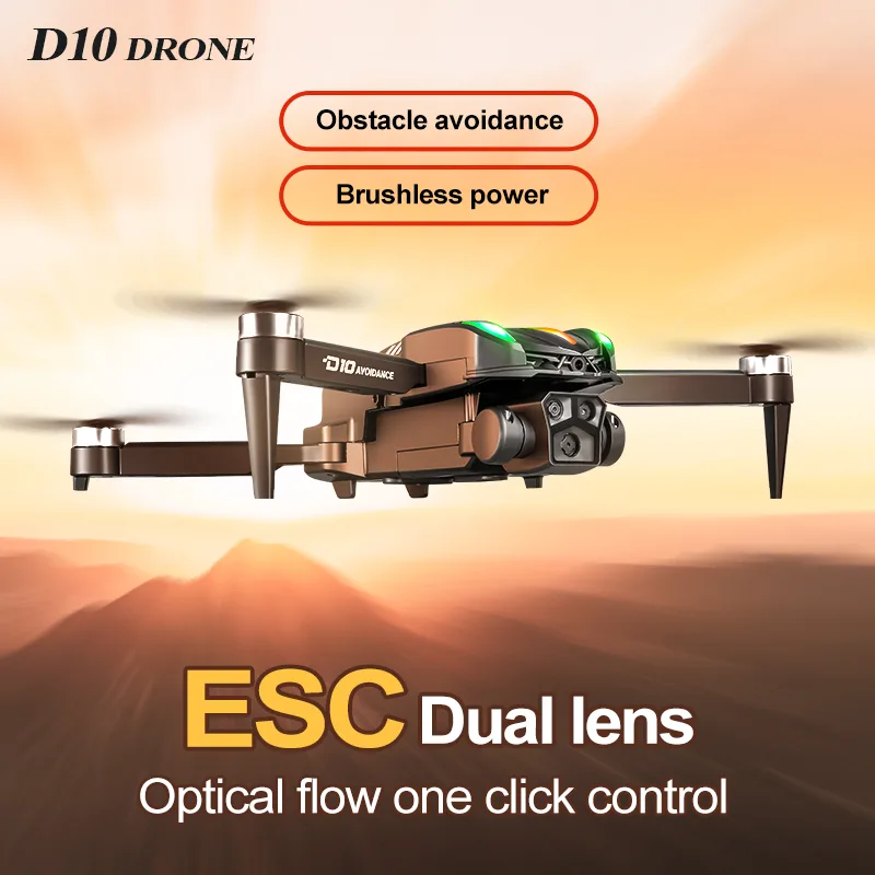 D10 Black Single Electric Drone view 15