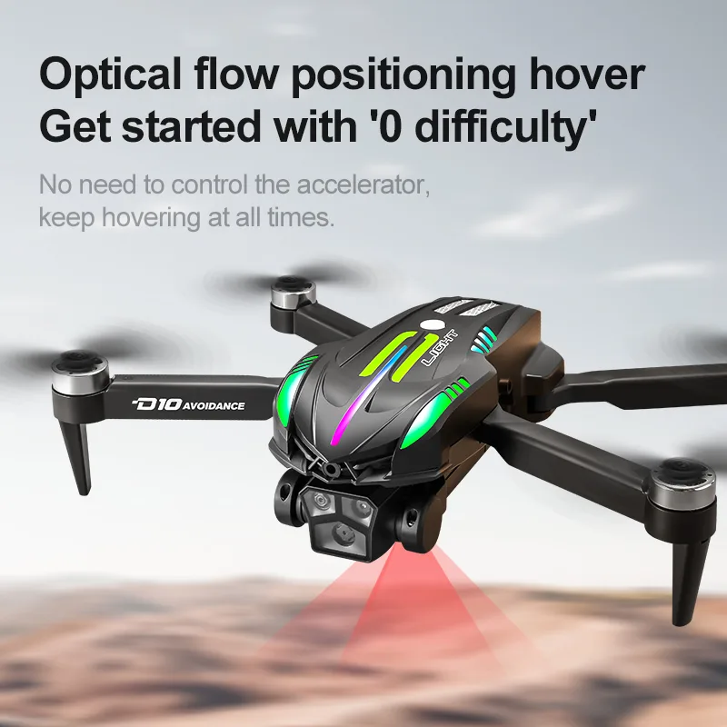 D10 Black Single Electric Drone view 13