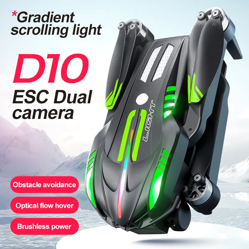 D10 Black Single Electric Drone view 14