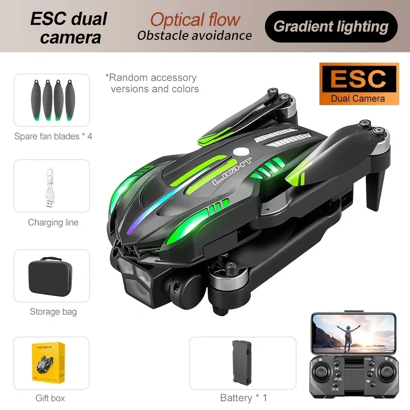 D10 Black Single Electric Drone view 4