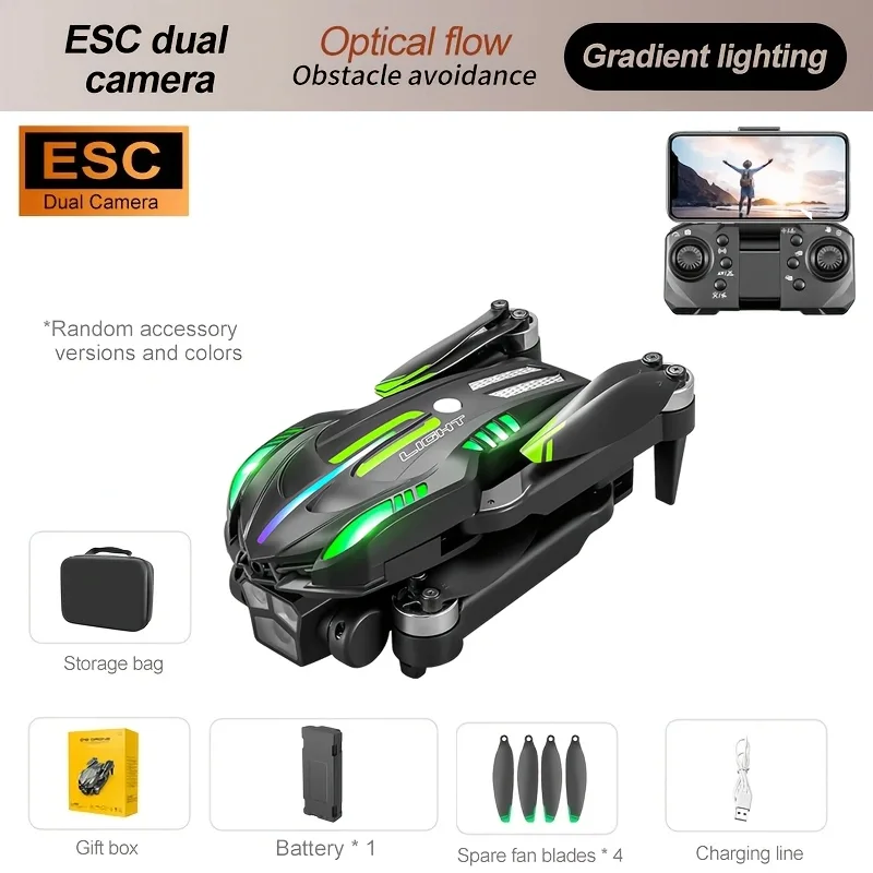 D10 Black Single Electric Drone view 2