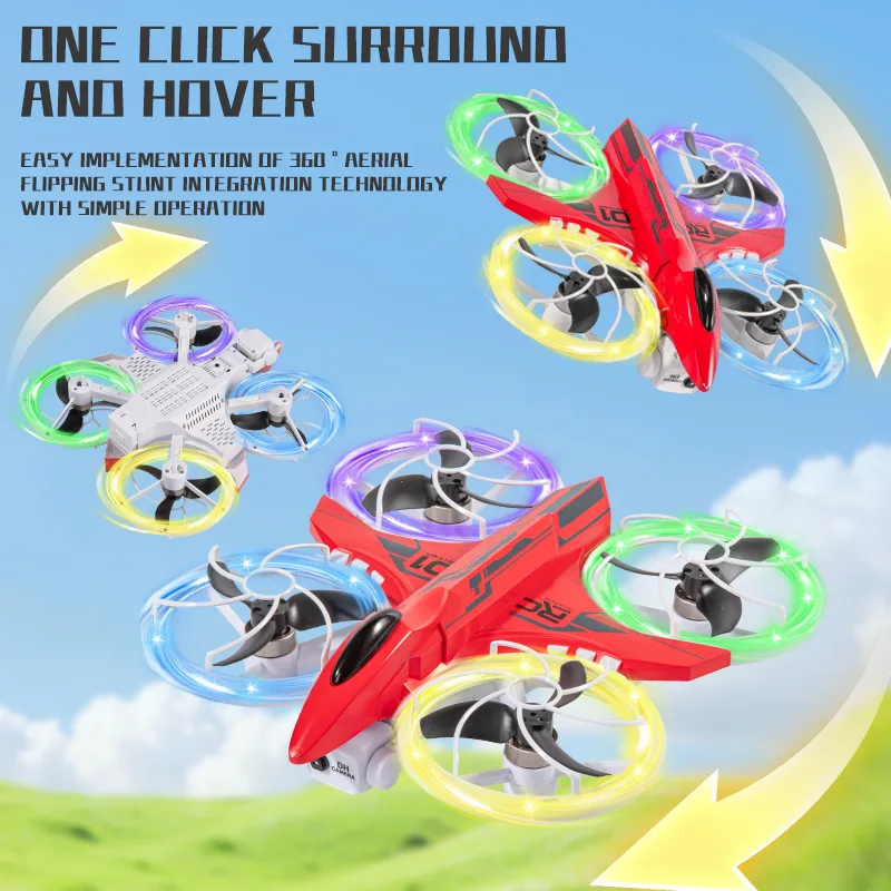 X3-2.8-inch Screen Control - Dual Electric Drone--Orange view 3