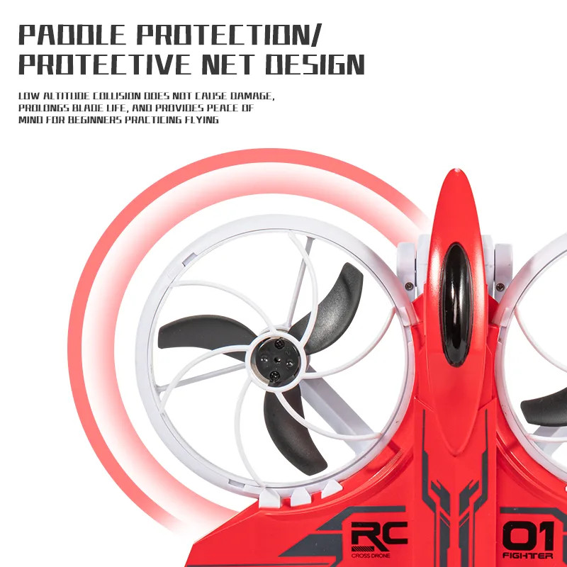 X3-2.8-inch Screen Control - Dual Electric Drone--Orange view 10