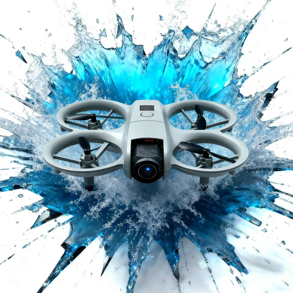 002 Dual Camera Single Battery Drone view 2