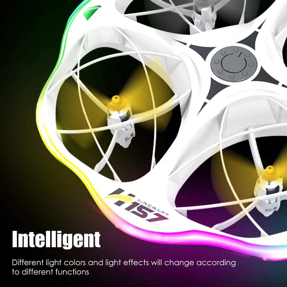 H158 White Dual Electric Drone view 3