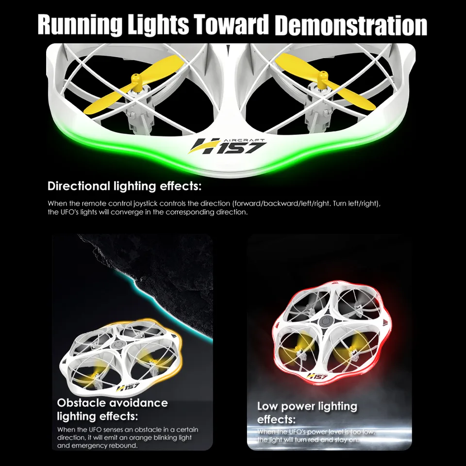 H158 White Dual Electric Drone view 6