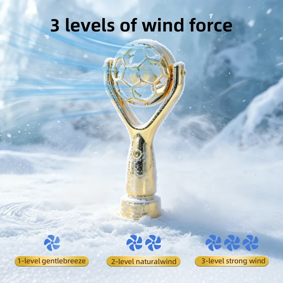 Golden Cup Fan Li-On Rechargeable view 3