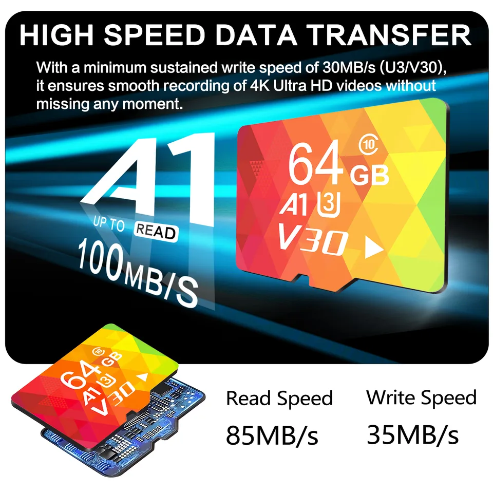 Only Self Pickup---Monitoring Level High-speed SD Card view 2