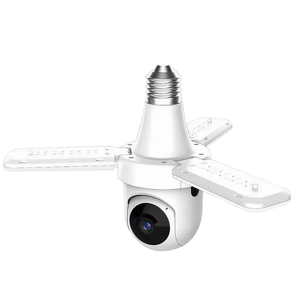 Only Self Pickup---Surveillance Camera Three-leaf Fan Bulb view 8