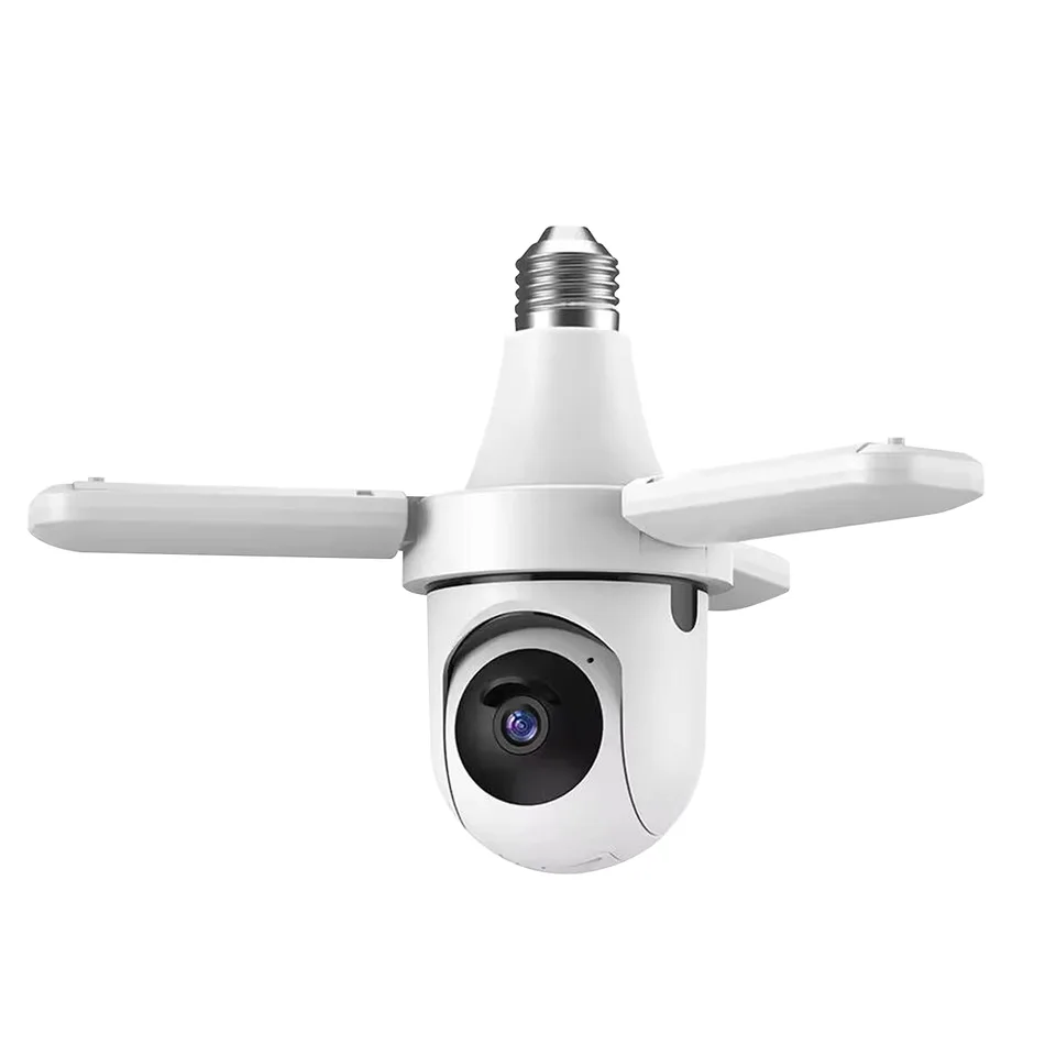 Only Self Pickup---Surveillance Camera Three-leaf Fan Bulb view 3