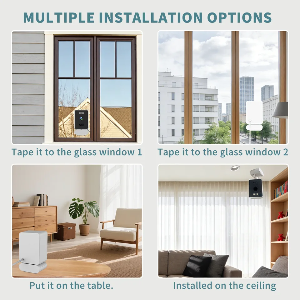 Only Self Pickup---Surveillance Cameras Window Monitoring view 3