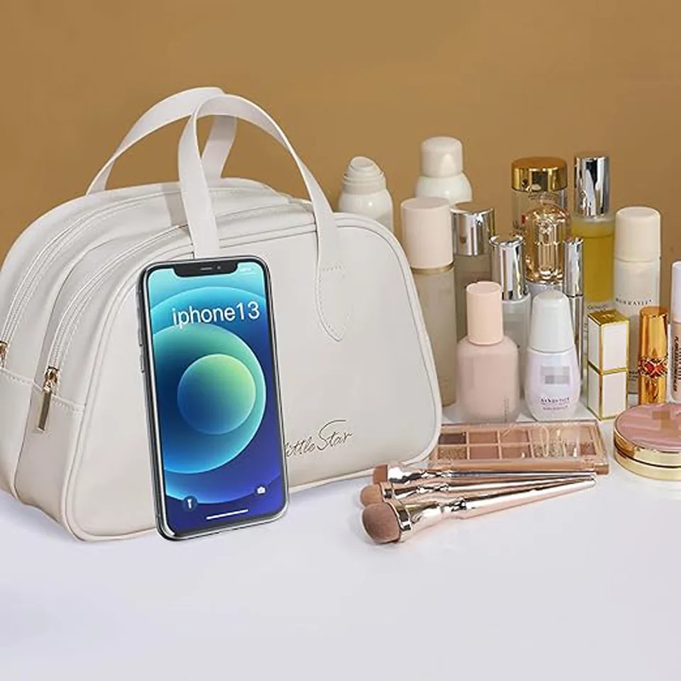 Travel Makeup Bag Set, Waterproof Toiletry Bags For Women & Girls, Multifunctional Cosmetic Organizer, Portable Storage Pouch For Travel & Daily Use view 3
