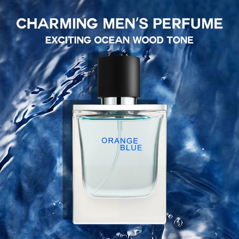 Beauty Orange Blue Eau De Toilette For Men, 50ml - Fresh Blue Ocean Scent view 3