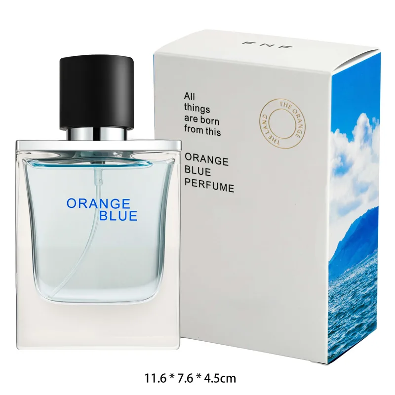 Beauty Orange Blue Eau De Toilette For Men, 50ml - Fresh Blue Ocean Scent view 2