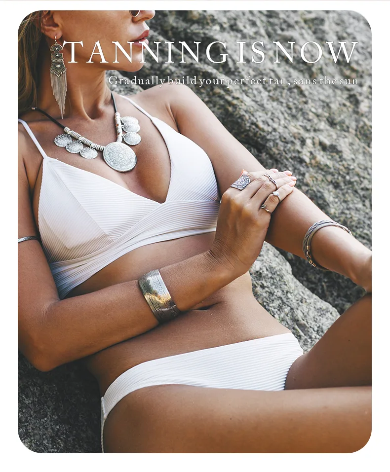 Organic Self Tanning Drops - 30ml Self Tanning Serum For Face & Body, Buildable Natural Sunless Tan, Vegan & Paraben-Free view 3