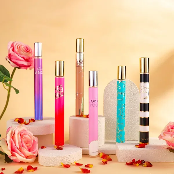 6pcs Women's Eau De Parfum Travel Set - Long-Lasting, Refreshing Fragrance In 6 Unique Scents - Ideal For Daily Use, Dates view 3