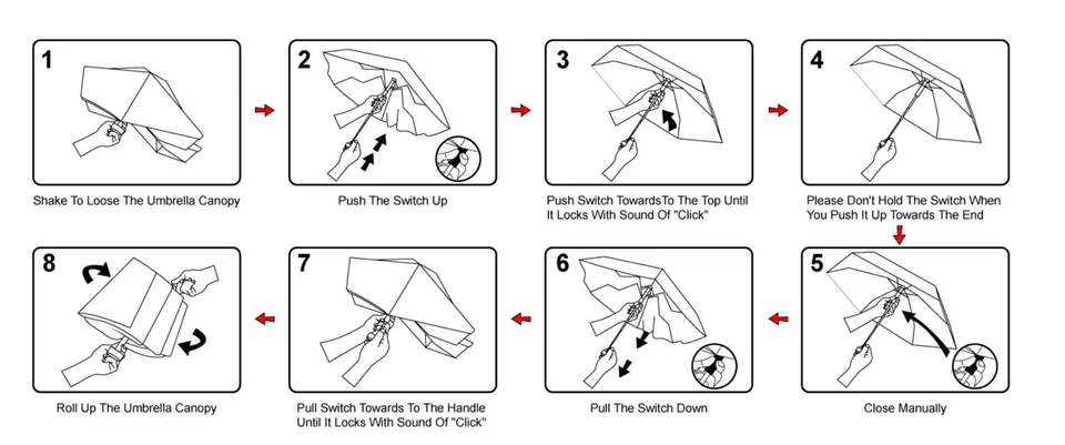 Double Umbrella, 12-rib Reinforced, Windproof And Waterproof, A Must-have Multi-functional Umbrella For Heavy Rain. view 2