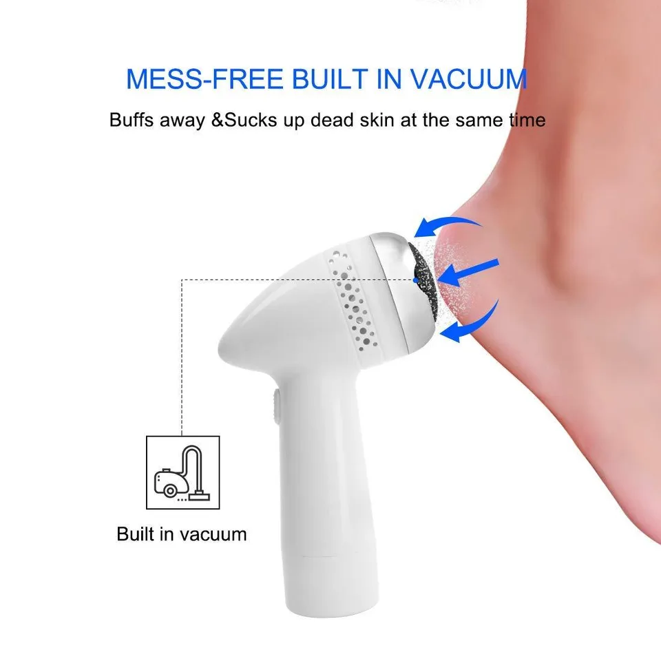 Electric Foot Polisher With Vacuum Cleaning Function For Exfoliating, Removing Dead Skin And Calluses. view 2