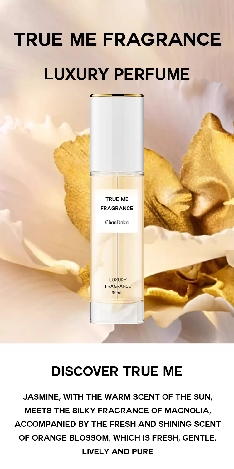 TRUE ME FRAGRANCE 30ml, Floral Jasmine & Rose Scent With Orange Flower Base , Long-Lasting Luxury Perfume Spray For Women, Travel Size view 4