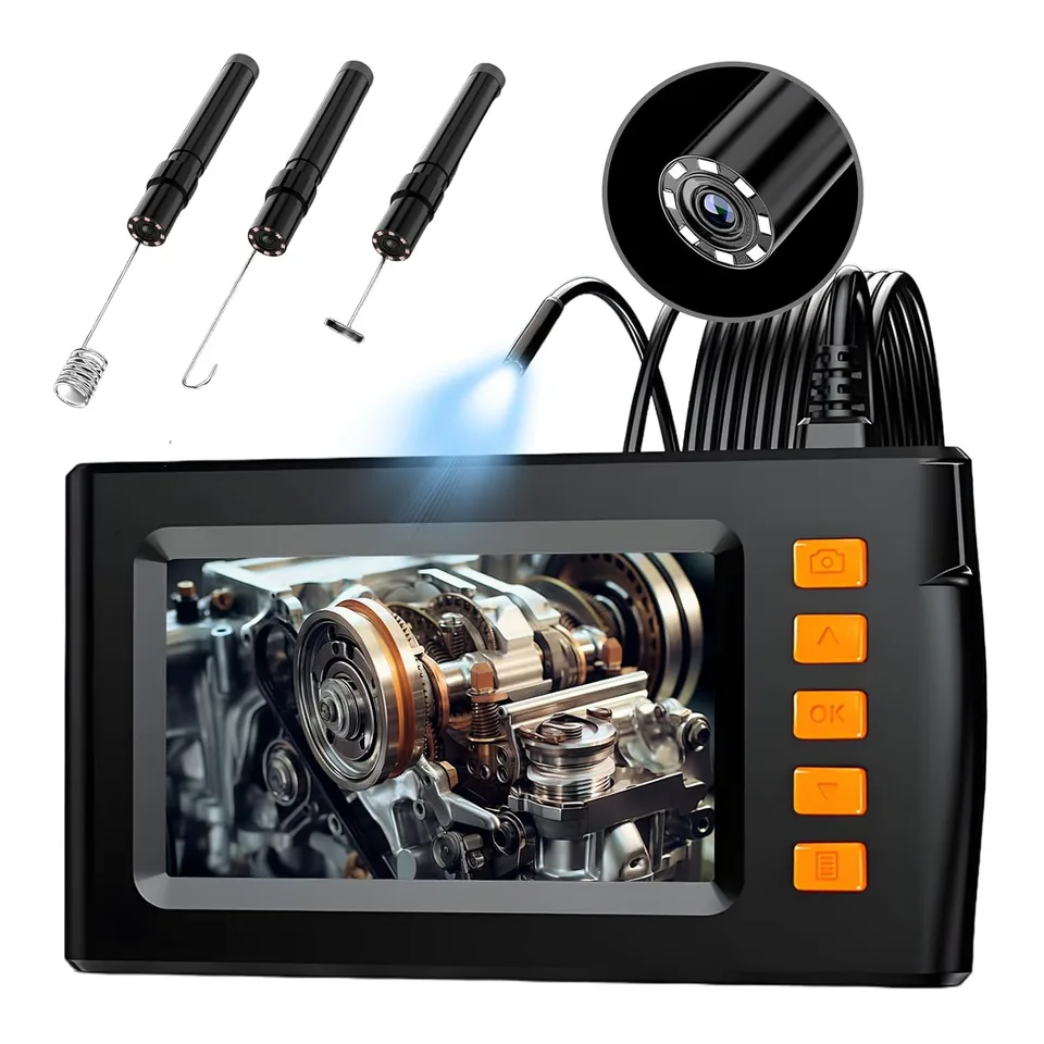 Dual-Lens Endoscope With Light, 4.3-Inch Screen, 32GB Memory Card, 16.5 Feet view 10
