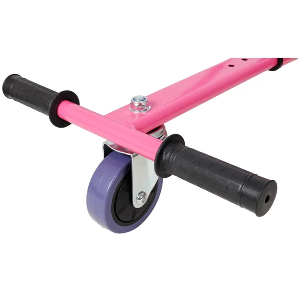 Hoverboard Seat Attachment Go-Kart,Fits 6.5in   8in 10in Hoverboards,Sturdy Adjustable Off-Road Frame,Hover Cart For Family Fun,not Include Hoverboard,Pink view 2