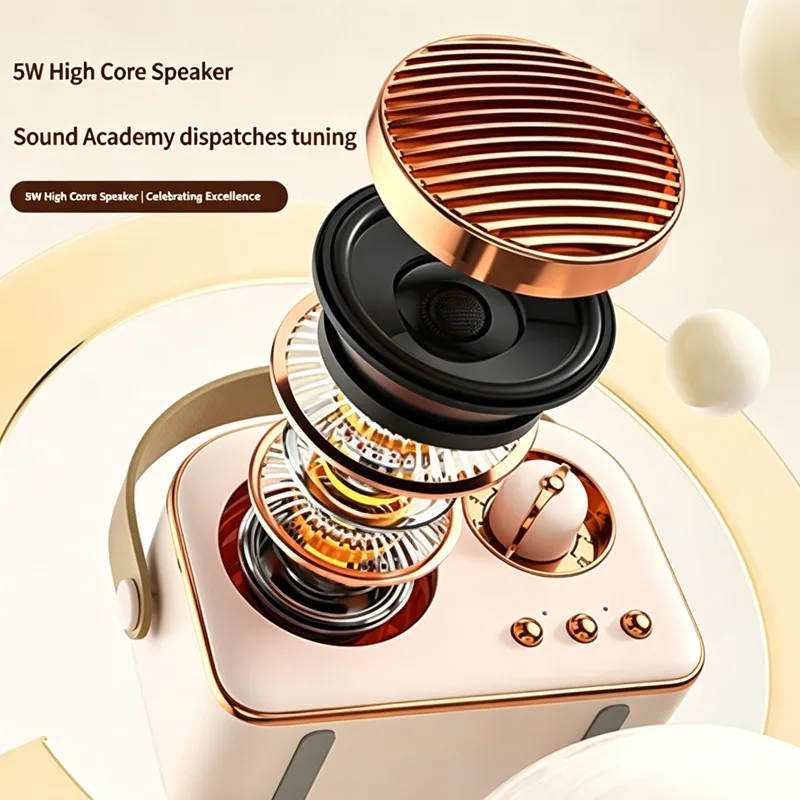 Mini Portable Karaoke Machine With Wireless Microphones view 8