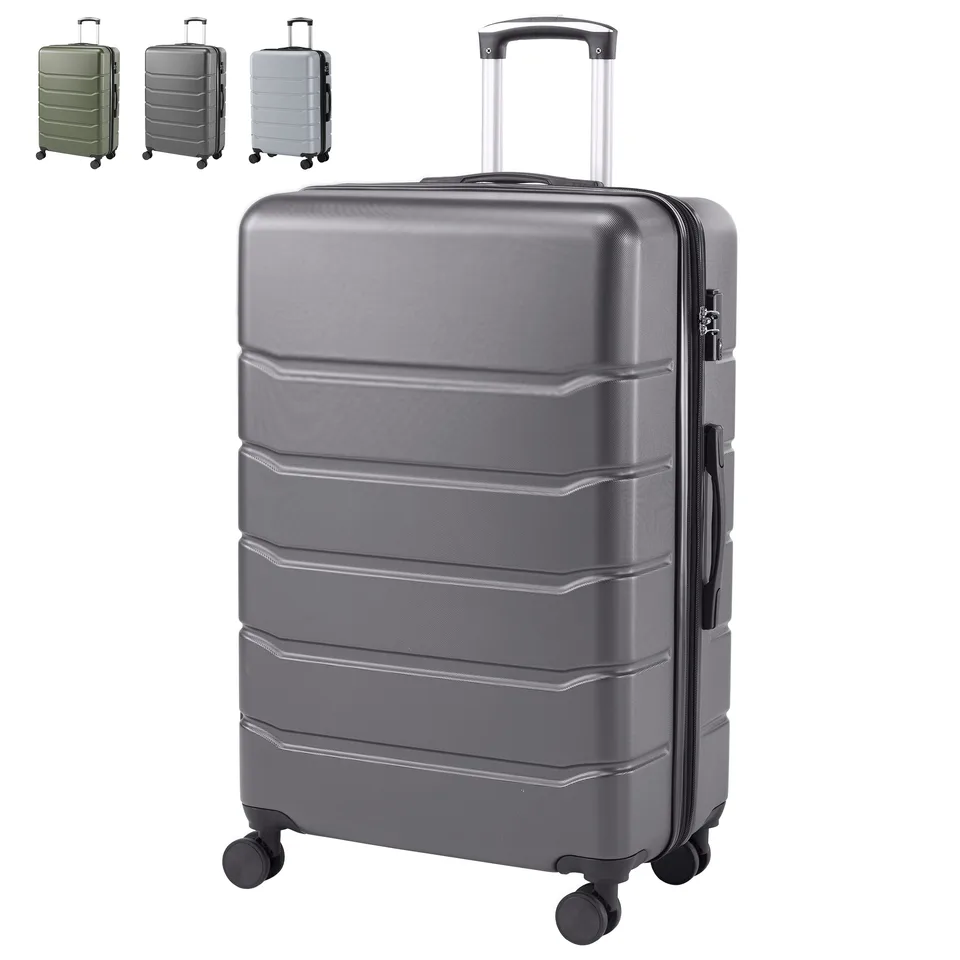 Hard Shell Carry On Suitcase, ABS Spinner Wheel Luggage, Lightweight And Expandable Rolling Travel Bag view 1
