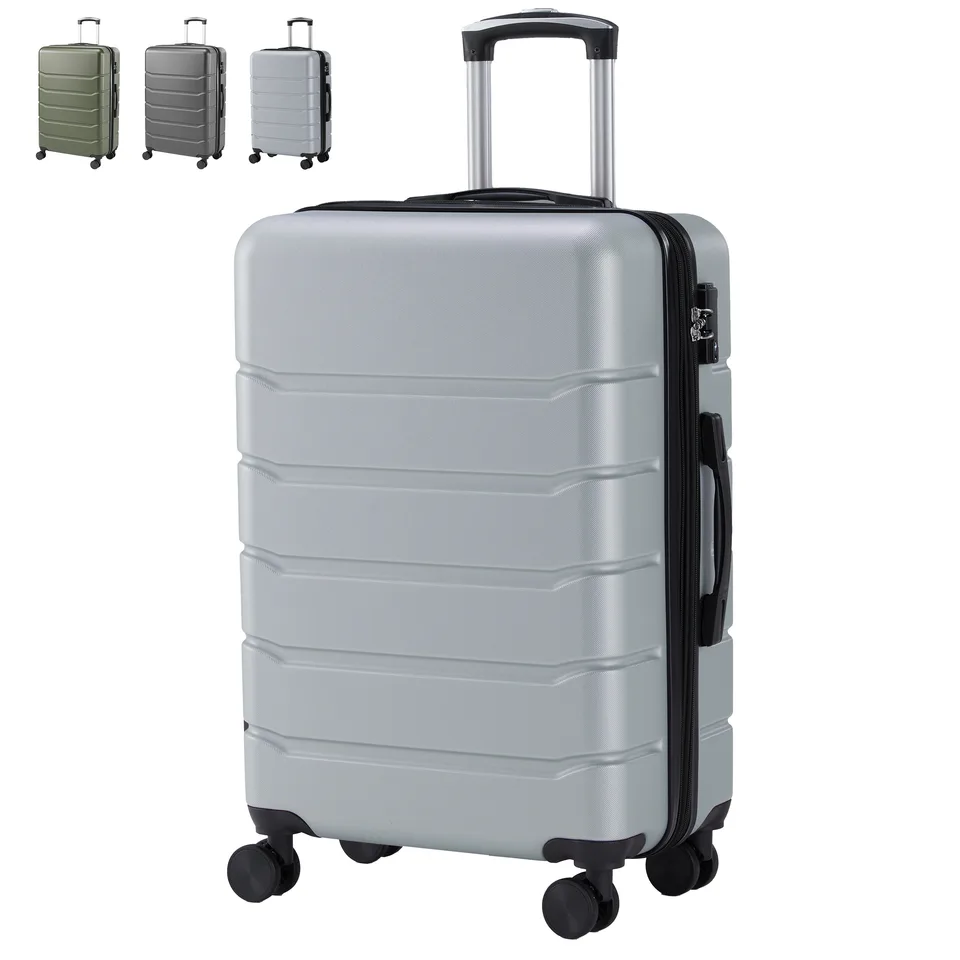 Hard Shell Carry On Suitcase, ABS Spinner Wheel Luggage, Lightweight And Expandable Rolling Travel Bag view 4
