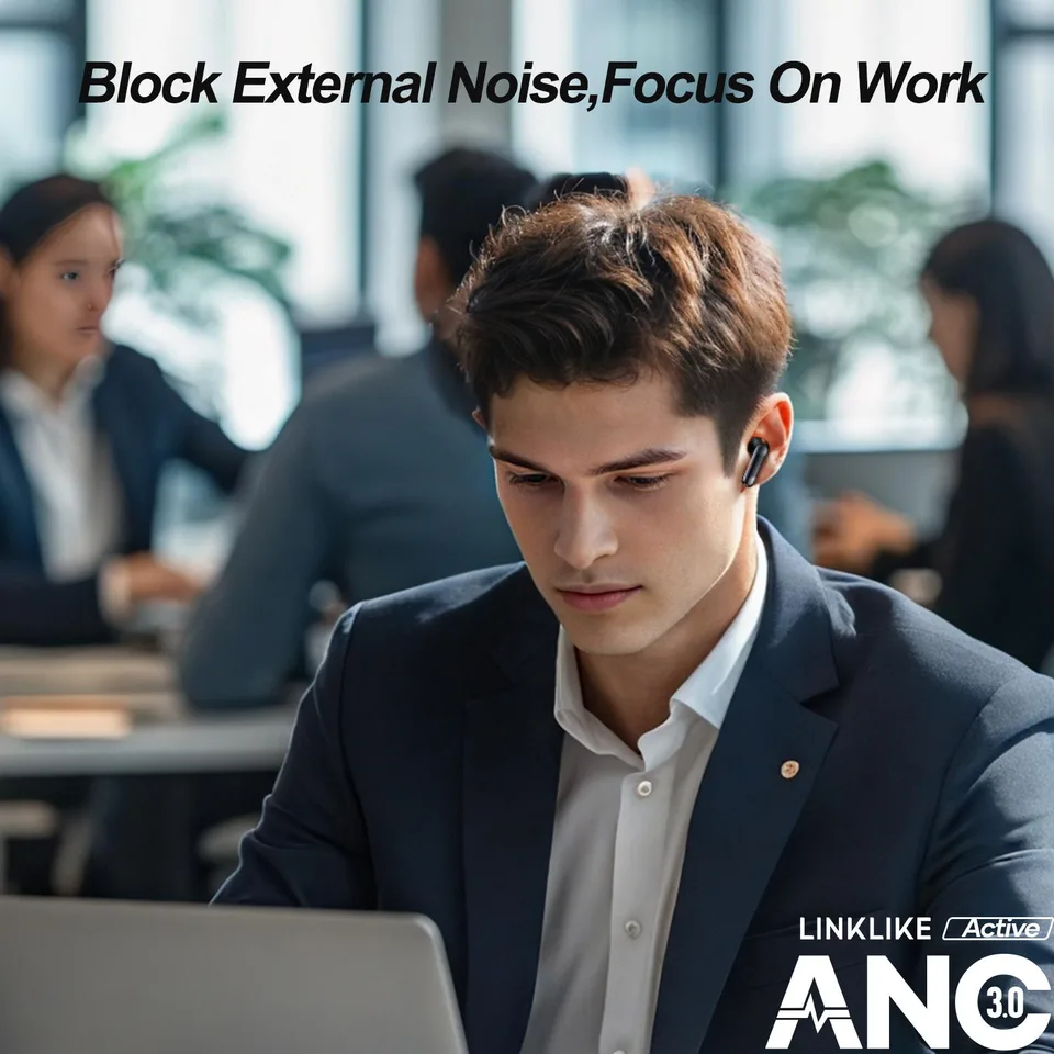 Wireless Headphones With Advanced Noise-cancellation Features view 8