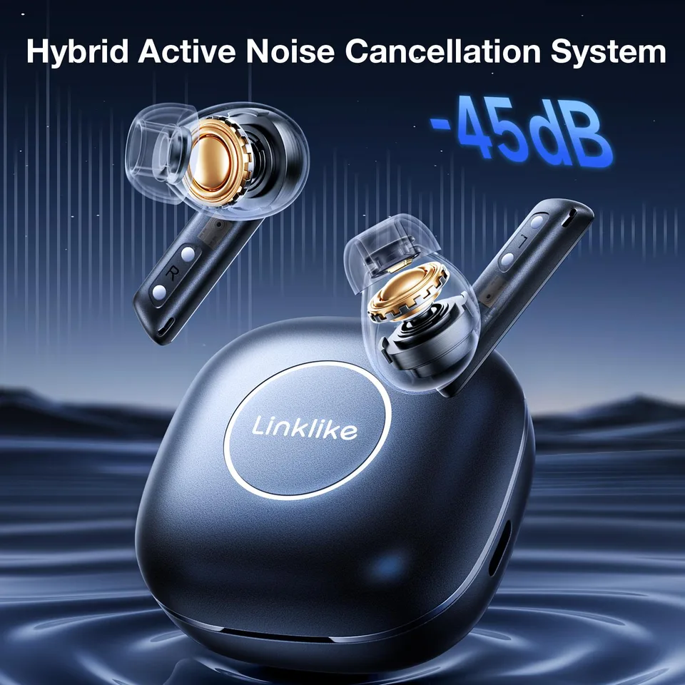 Wireless Headphones With Advanced Noise-cancellation Features view 7