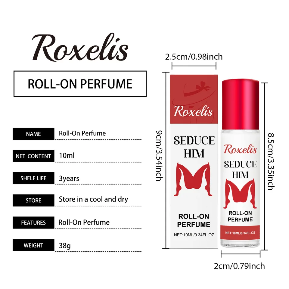 Seduce Him Pheromone Roll-On Perfume For Women, Long Lasting Fruity Floral Attraction Perfume Oil Portable Dating Charm Fragrance 10ml view 4