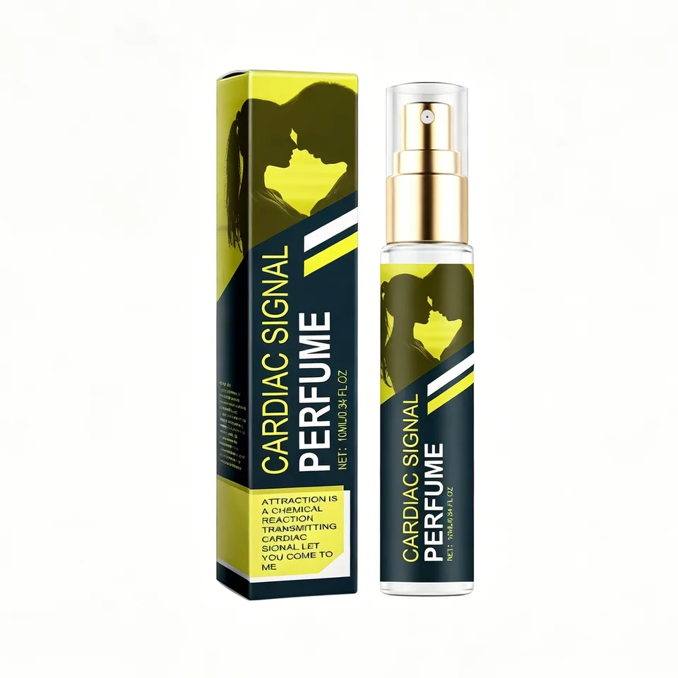 Cardiac Signal Attraction Perfume Spray, Long Lasting Floral Amber Scent Portable Fragrance Mist