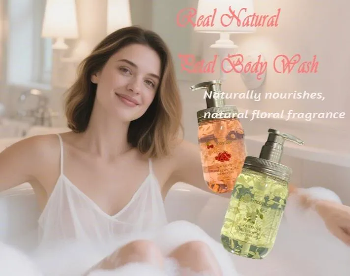 Shower Gel Cloud-like Rich Foam, Gently Cleanses, Deeply Purifies, Long-lasting Fragrance, Moisturizes, Silky Smooth Texture, Infused With Floral Petal Scent.