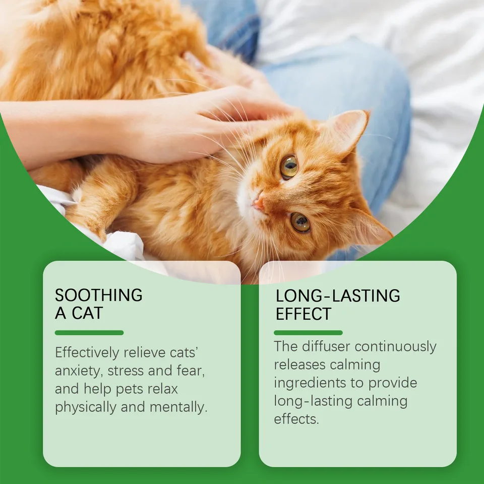 Cat Calming Pheromone Diffuser Kit 45ml, Stress Relief For Anxious Cats & Kittens view 2